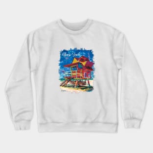 Miami Beach Crewneck Sweatshirt